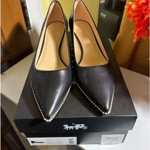 The Coach Willa 45 Leather Pump.